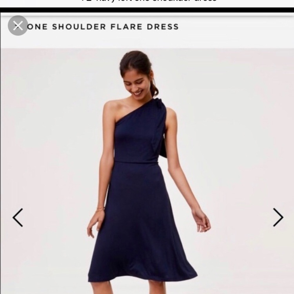 Navy wedding dress